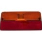 Rear light rectangular, 12V, Hella - 2VA006356101