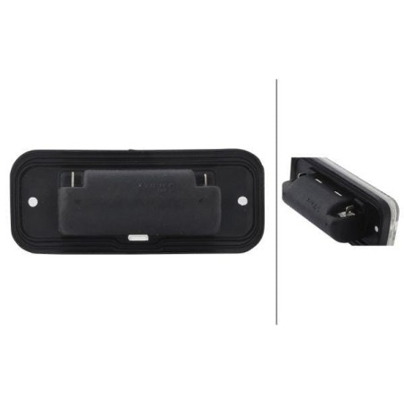 Marker light 5W, rectangular, 24V, white, bolt on, 100xHella - 2PF961167021
