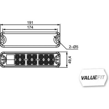 LED - Rückleuchte - 2VA357021001