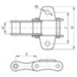 Intake elevator chain, 5m - 30303155012200M1 Intake elevator chain, 5m - 30303155012200M1