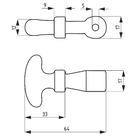Cover rubber hook, short - 3025804951