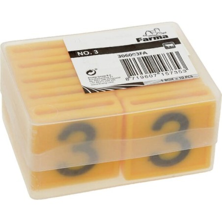 Marking Number, No. 3 yellow 45x45mm - 306003FA