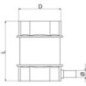 Foot filter 40mm hose tail - 3073040 Foot filter 40mm hose tail - 3073040