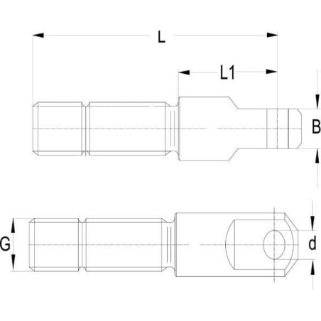 Rod end for ASST-B L116 - 308350