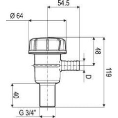 Ansaugfilter 3/4 m d.16 50m lang - 309633