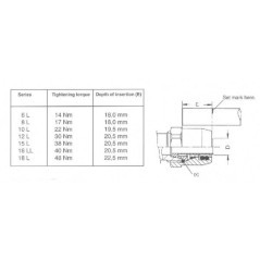 Male stud coupling ger. 8/M16 - 30108162