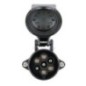 7-Pin Trailer Socket for Cable Mounting - 301006JAE