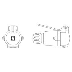 301006JAE ERICH JAEGER, 7-pin socket 
