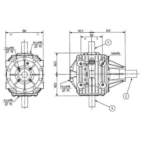 Getriebe T-301B 11 - 301016