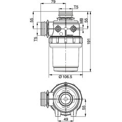 Suction filter 60-100l T5 - 31220D3