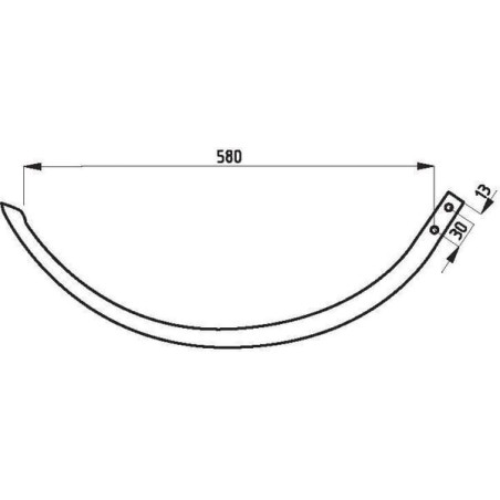 Garnnadel, 580 mm - 31601101220815