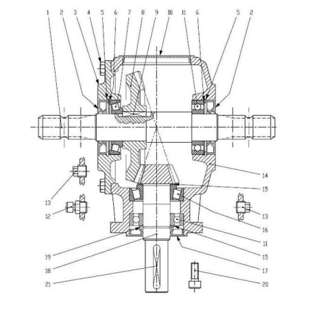 Getriebe T-312A 13 - 312730
