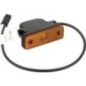 Marker light LED, rectangular, orange, bolt on, Aspöck - 312214307