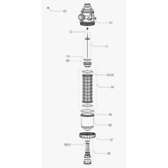 Suctionfilter 1 1/2 inch - 3142462