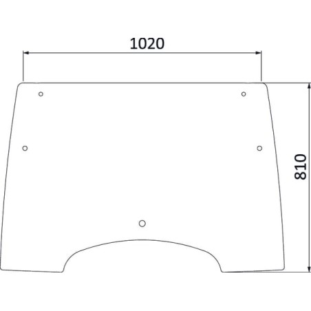 Frontscheibe Lindner - 3203100N