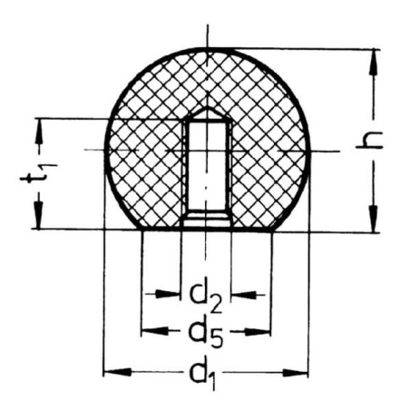 Ball head M6x25mm - 319C0625