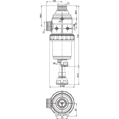 Saugfilter 200-260l T7 - 31724F3