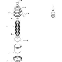 31720F3 Arag, Suction filter 