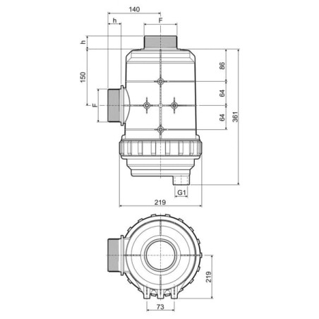 Saugfilter 3 Zoll 32m - 319092