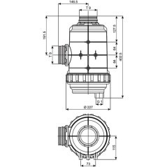 Suction filter 400-800l T9 - 3190H3