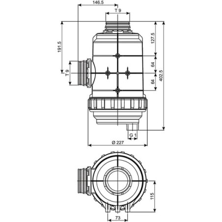 Saugfilter 400-800l T9 - 3190H3
