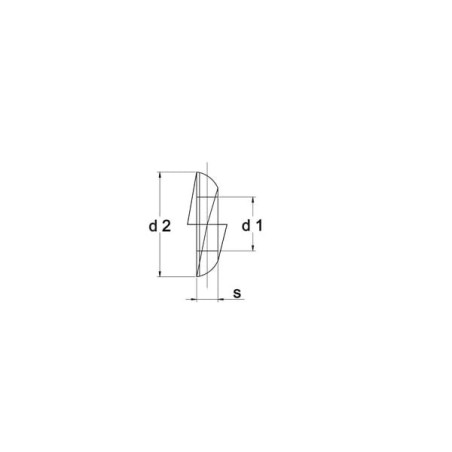 Conical spring washer M18x26.5x3.4 mm - 329F082