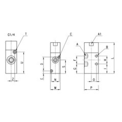 Valve, 3/2 monostable - 334035