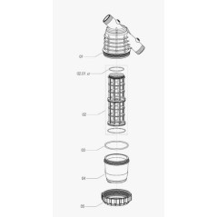 Netzfilter 2 m 100 m/32 m - 3332274