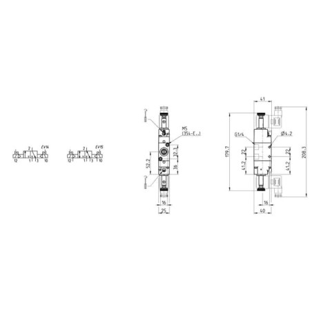 3/2-Wege Magnetventil - 334E1102