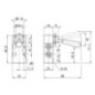 3/2-Wege-Ventil, Handhebel - 338905 3/2-Wege-Ventil, Handhebel - 338905
