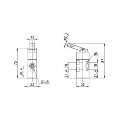 3/2-Wege-Hebelventil - 338D159A5