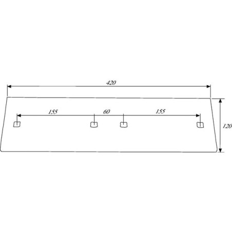 Landside Long Lemken - 3411504