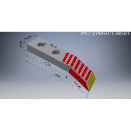 Subsoiler point RH carbide - 3407025DCN