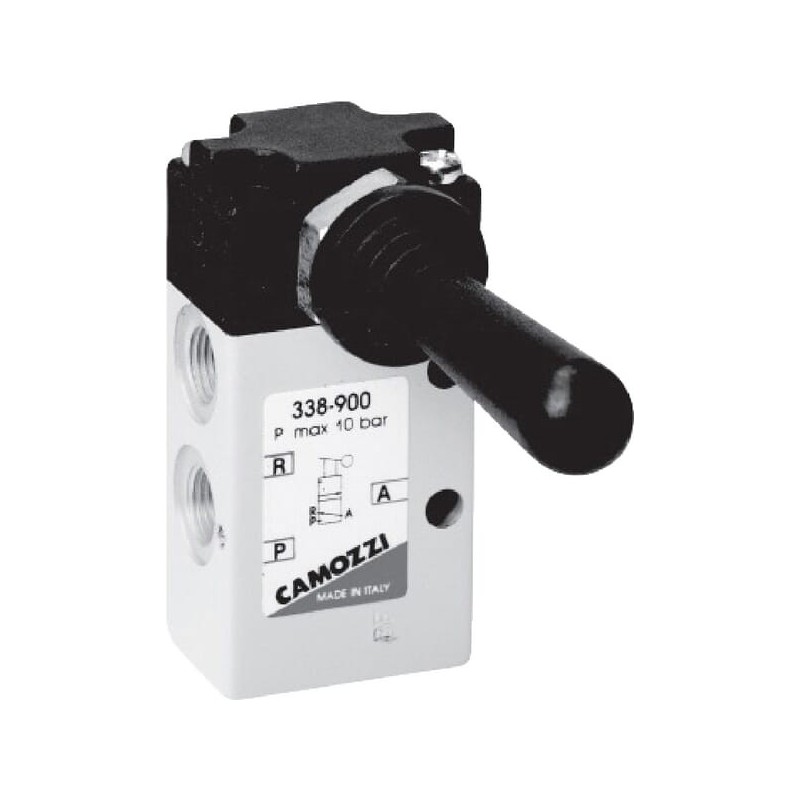 Valve, 3/2 handlever - 338900 Valve, 3/2 handlever - 338900