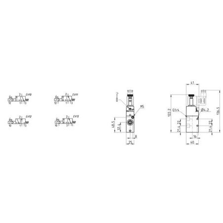 Solenoid valve 3/2-way - 34401502