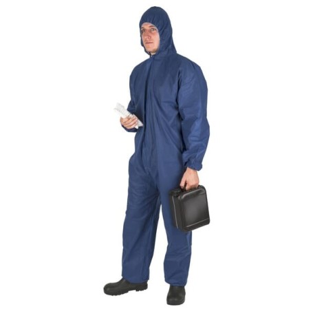 Disposable overalls XXL, blue, 55gr - 3434KER