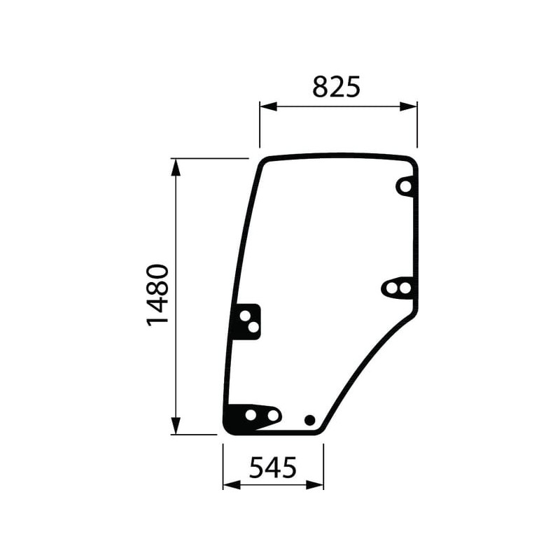 Türscheibe CNH - 344730A2
