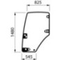 Türscheibe CNH - 344730A2