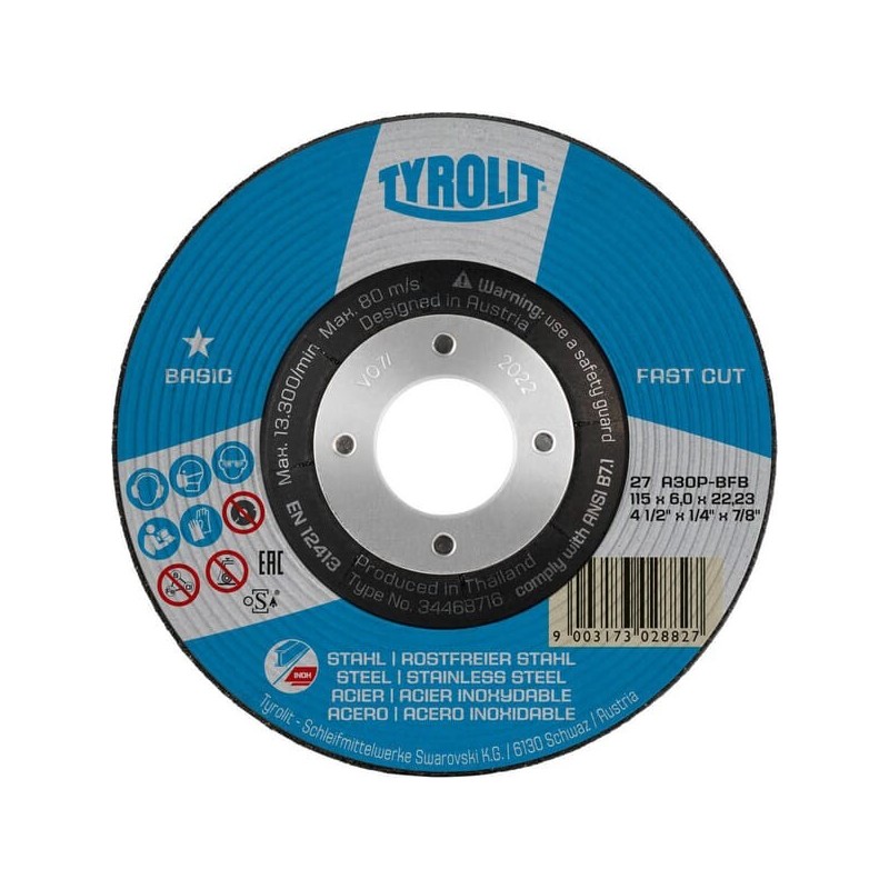Grinding disc basic St-SS 178x6 - 34468719