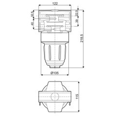 3452113910 Arag, Pressure filter 