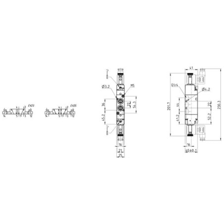 5/2-Wege Magnetventil - 35401102