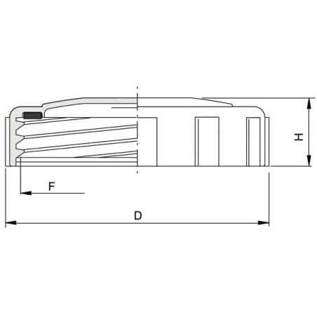 Deckel rund 122mm - 354130