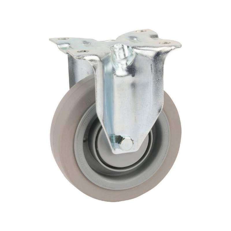 Bockrollen mit elastischem Gummireifen - 3478UFP125P62