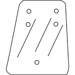 3473415M1 AGCO, Seitenfenster 