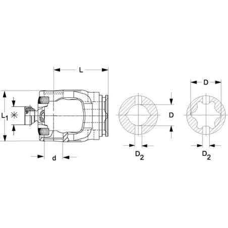 Profilrohrgabel 2A P480 - 3514310