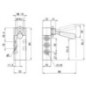 Valve, 5/2 handlever - 358905 Valve, 5/2 handlever - 358905