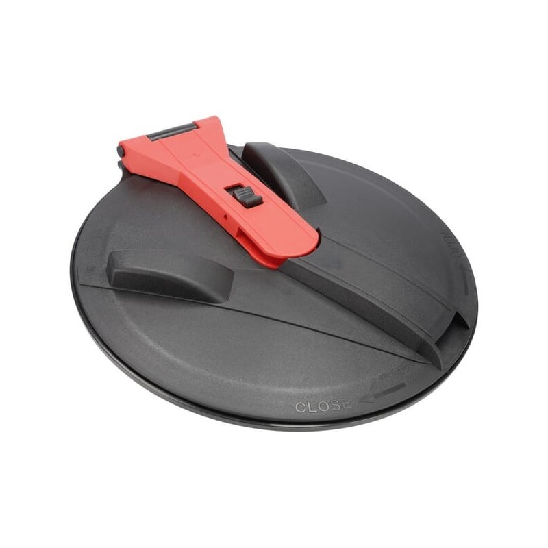 Hinged lid D.455 flat surface with lock - 356161 Hinged lid D.455 flat surface with lock - 356161