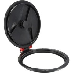 Hinged lid D.455 flat surface with lock - 356161