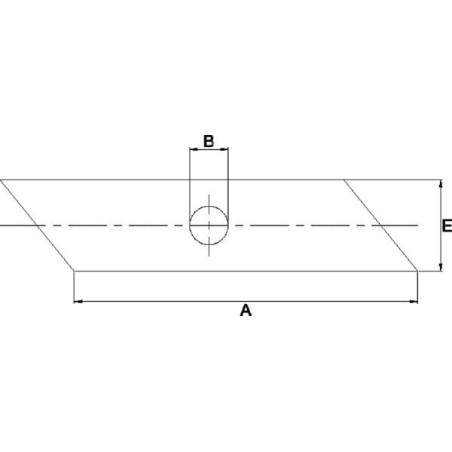 Scarifier blade, UV3 - 3635400