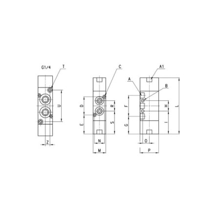 Valve, 5/3 closed center - 364033